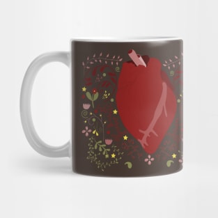 Floral Heart Mug